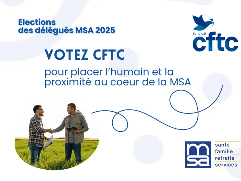 affiche CFTC elections msa 